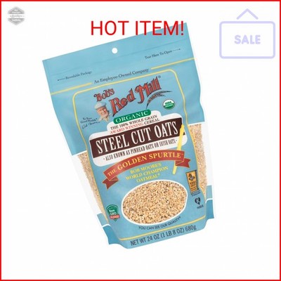 Bob's Red Mill Organic Steel Cut Oats, 24 Ounce