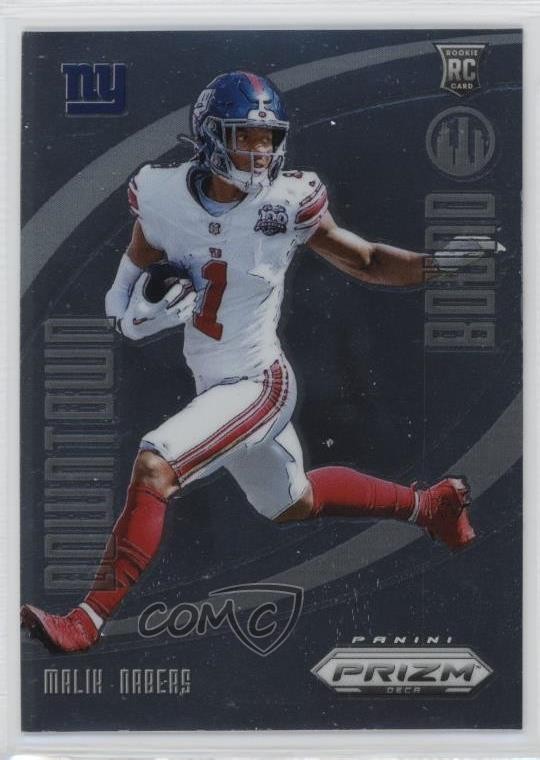 2024 Panini Prizm Deca Downtown Bound Malik Nabers #6 Rookie RC 1kx5