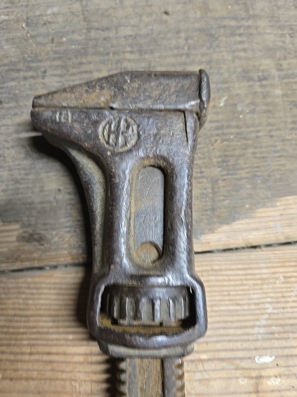 International Harvester 5E 7 1/2 Monkey Wrench Loop Handle 11 1/2"  USA IHC