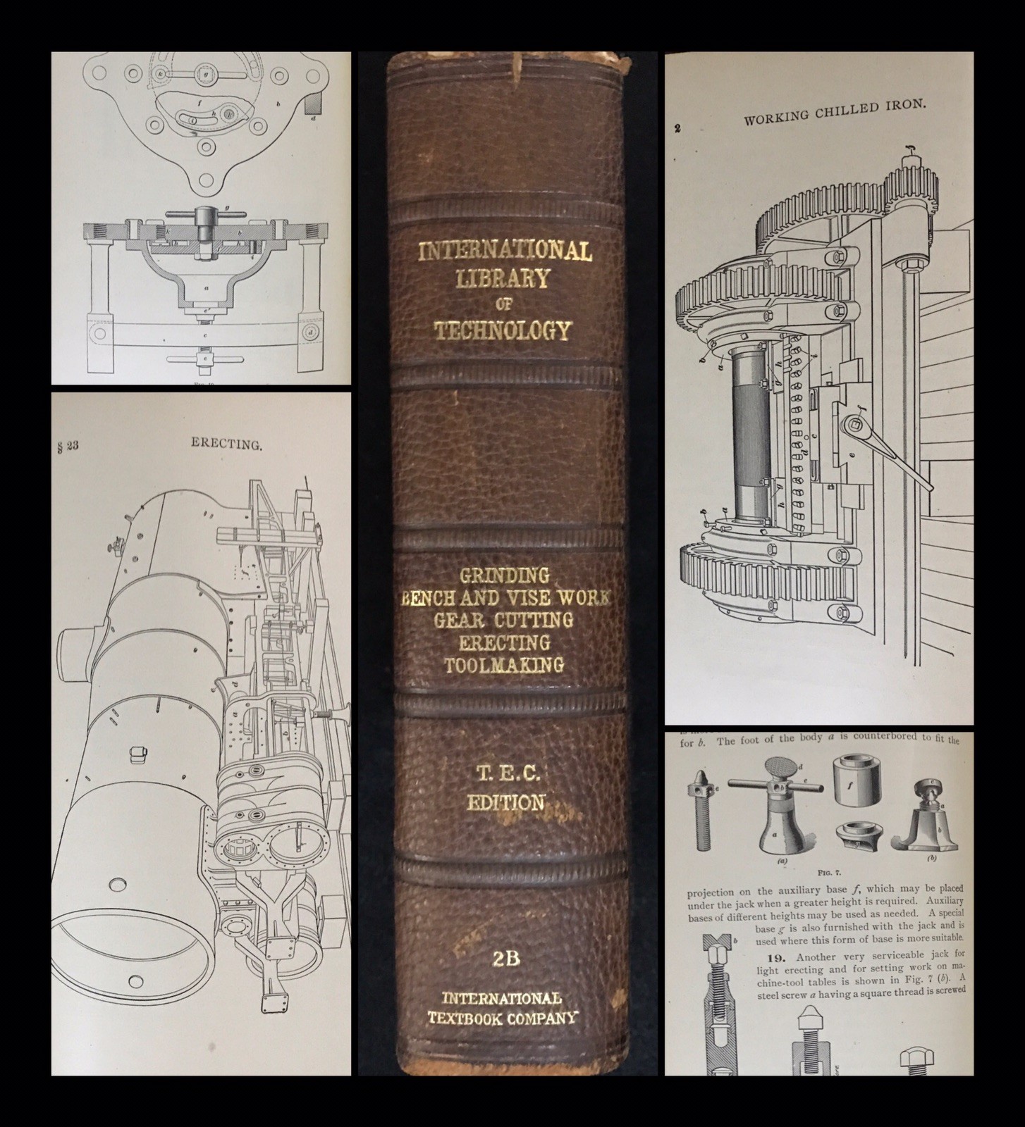 2B Grinding Bench Erecting Toolmaking 1903 TEC International Library Technology