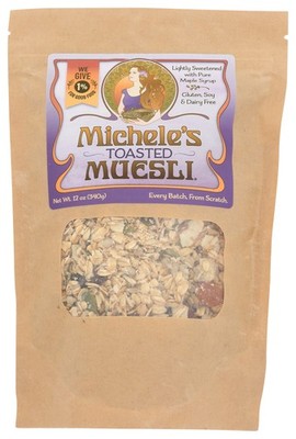 Michele'S Toasted Muesli 12 Oz Lightly Sweetened With Pure Maple Syrup