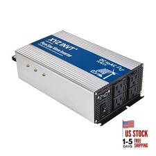 2000W Pure Sine Wave Inverter DC 24V to AC 110V 120V, 4000W Peak Power 2000w24v