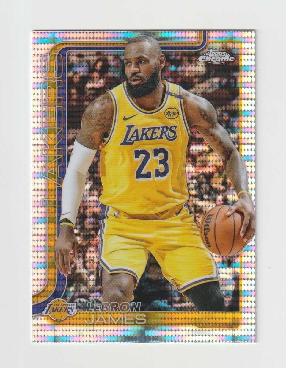 2025-26 Topps Chrome LeBron James Pulsar Refractor LA Lakers #127 *BCGUYS*