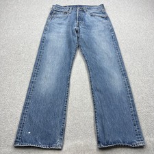 VTG Levis 501 Jeans Mens 31x30 Blue Medium Wash Button Fly Straight Leg USA Made