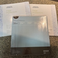 Lot of 3 Packs Creative Memories 12X12 Page Protectors 2008 12"X12"