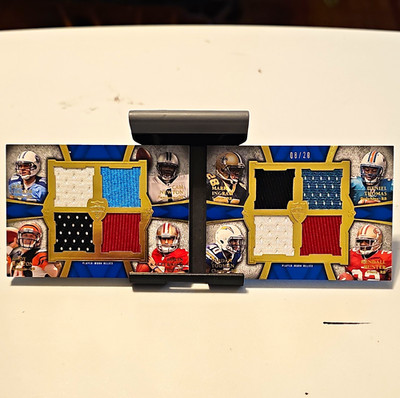 Topps 2011 Supreme Football SEPR-9 8-Piece Relics Booklet /20 *Description*