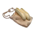 Vintage Barbie Ballerina #989 Ballet Slippers & Pink Satin Bag 1961 Mattel