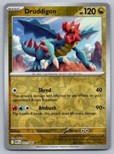 2025 Pokemon White Flare Druddigon 071/086 Uncommon Reverse Holo