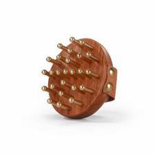Meridian Massage Brush with Strap Travel Gua Sha Tool Compact for Travelers