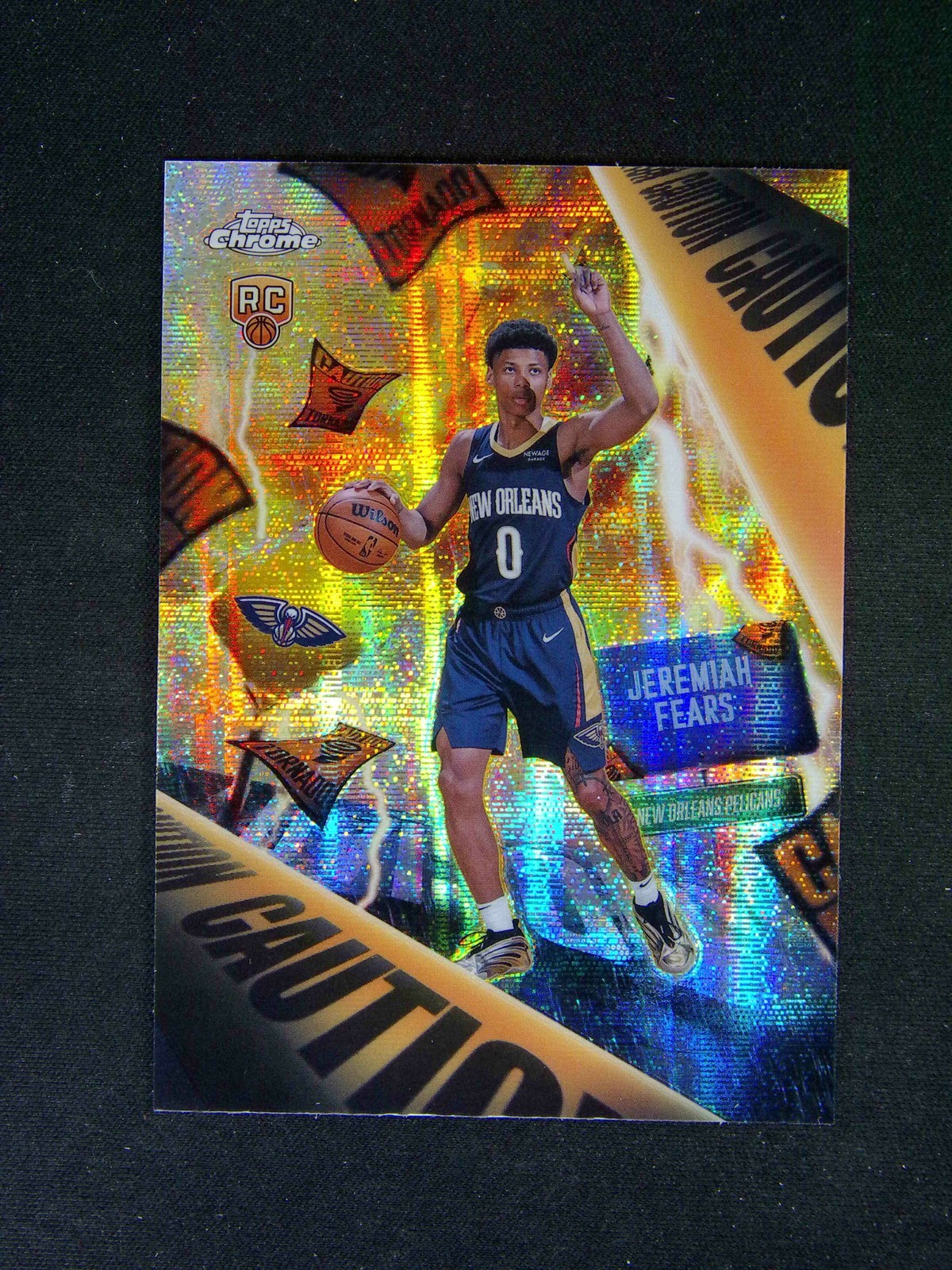 2025-26 Topps Chrome Jeremiah Fears Advisory Case Hit SSP