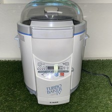 Turbo Baker IV Bread Maker FAB-2000 IV Powers On Spins Used Electric 750W