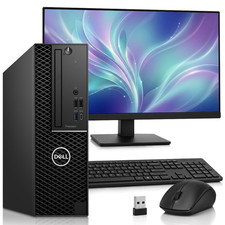 Dell 3430 Desktop PC i5-8th 32GB 1TB SSD 500GB HDD 24 LED KB M Wi-FI Windows 11
