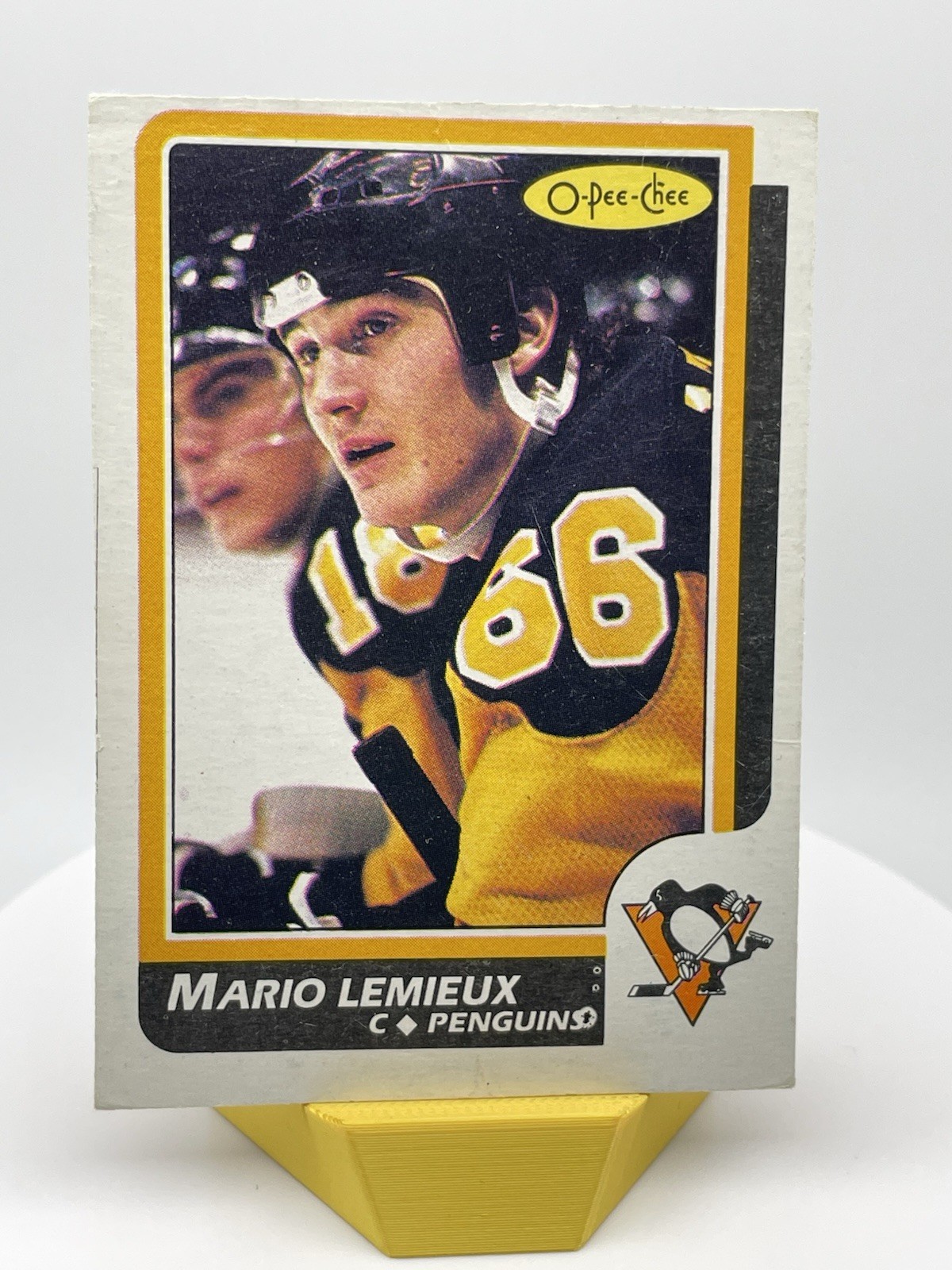 1986-87 O-Pee-Chee Mario Lemieux Pittsburgh Penguins #122