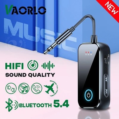 Bluetooth 5.3 Audio Receiver Adapter AUX Kabel Auto 3.5mm Klinke KFZ Empfänger