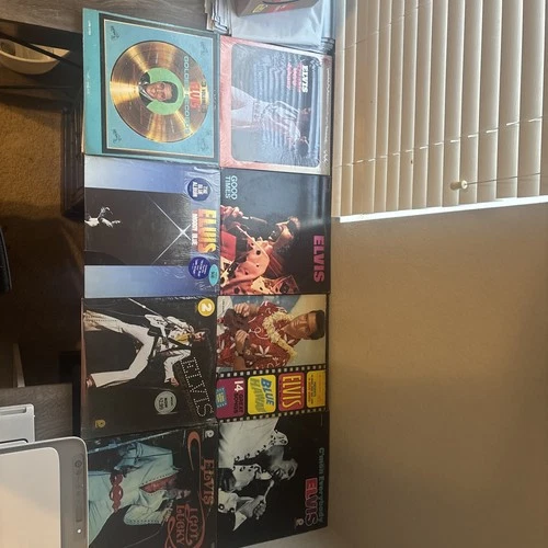 Elvis Presley 8 Vinyl Lot Cmon, Double Dynamite, I got lucky, Blue Hawaii, more!