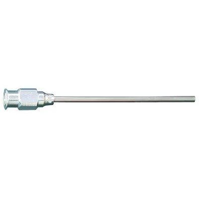Needle, Reusable Blunt Probe Luer Lock, Stainless Steel, Silver, 12 Pk, 5Fty7
