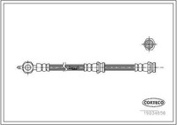 Corteco Bremsschlauch Hinterachse, Links, Rechts, Vorderachse FüR Mazda