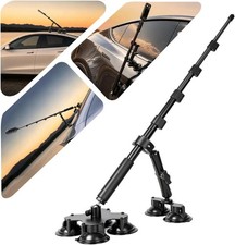 Dual Quad Suction Cup Car Mount Kit for 360 Camera