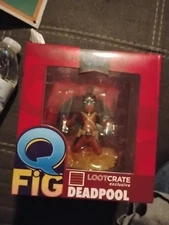 Deadpool Brand New Loot Crate Exclusive Marvel Q-Fig Vinyl Figure QMX New in Box