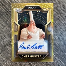 Chef Gusteau Brad Garrett 2025 Pixar Gold #AA-BG Gilded Pixar Auto Ratatouille Chef Gusteau Brad Garrett 2025 Pixar Gold #AA-BG Gilded Pixar Auto Ratatouille