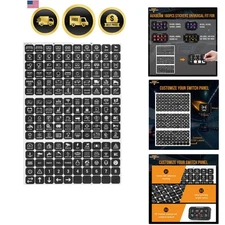 Switch Panel Stickers 160 Pcs Waterproof Labels for Light and Electrical Swit...