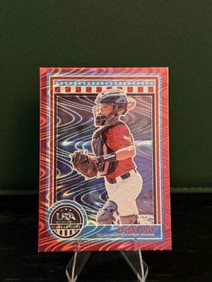 2025 Panini Stars and Stripes Dylan Tucci #159 Red Swirl 175/249 RC USA Baseball
