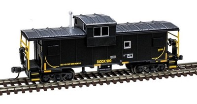 N ATLAS 50007307 DODX Extended Vision Caboose  Rd# 900  BLACK