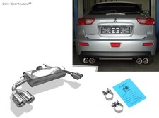 Fox Duplex Sportauspuff Mitsubishi Lancer 8 CYO Stufenheck u. Sportback ab 2008