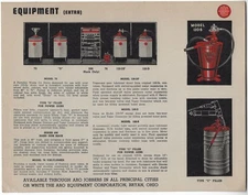 ARO Equipment Corp Automobile Lubricant Socony Vacuum Vintage AD Card Bryan OH