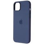 Open Box - Apple Silicone MagSafe Case for iPhone 15 Plus - Storm Blue