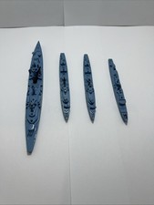 Lot Of 4 Vintage Tri-ang Minic Ships Waterline Models M762 M780 M782 M788 Metal