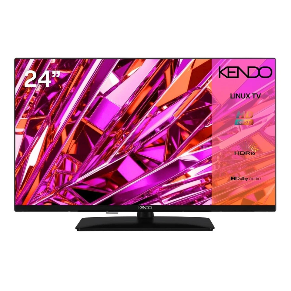 KENDO 24LED3251B 24 Zoll LED Fernseher TV schwarz Hervorragend - Refurbished
