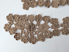 Antique Irish Crochet Lace Collar Victorian Edwardian Handmade Floral Wedding — photo 7