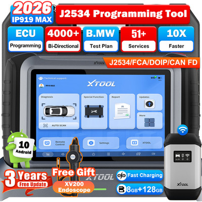 XTOOL IP919 MAX J2534 ECU Programming Tool Auto Diagnostic Tool