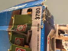 Vintage Playmobil 3780 Dustbin Lorry And Figure Bundle