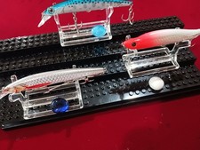 TEN (10) New Sinking - Suspended Fishing Lures With Noise Beads L-#75