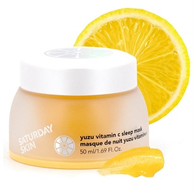 Yuzu SKIN SATURDAY Vitamin C Sleep Mask FULL SIZE 50ml 1 69 fl oz Professional