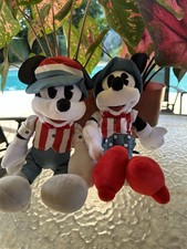Disney Store Americana Mickey  Minnie Mouse Plush Set 11  Patriotic 4th of July