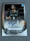 2025-26 Bowman Chrome Stephon Castle Auto BCA-SC Spurs Autograph
