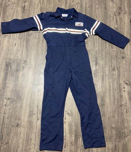 Piedmont Airlines Issued Heavy Winter Large COVERALLS Vintage WOW 1970's