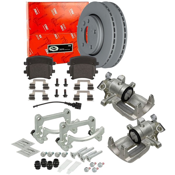 TRW Bremsscheiben BeläGe Wako Bremssattel Halter Hinten FüR Transporter T5 T6 VW-image