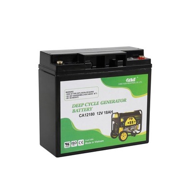 Casil 12v 18ah Deep Cycle Generator Battery - for UB12180 FM12180 CP12180 6FM18
