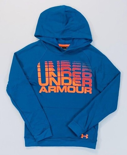 Boy's Youth Under Armour Cotton/Polyester Fleece Loose Fit Hoodie - Picture 3 of 5