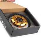 RACING CLUTCH TWIN DISC KIT FOR ECLIPSE TSi LASER RS 4G63 6 BOLT Standard Weight