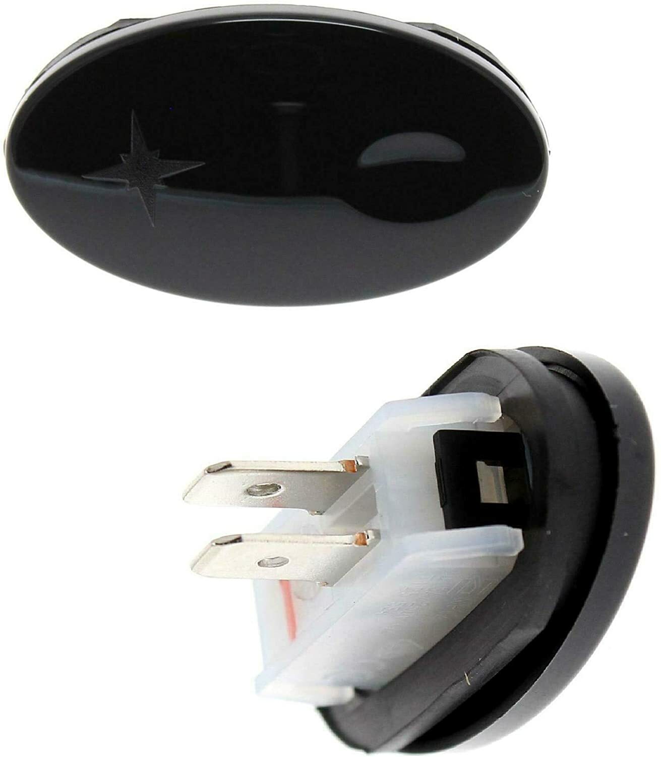 Genuine Whirlpool Hob Ignition Button Switch Black 481227618335 C00313015
