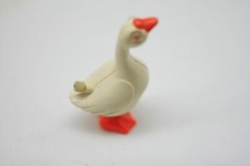 Vintage TOMY 3" Waddling Pink Goose Wind-Up Toy Duck Made in Macao 1970s-80s L1