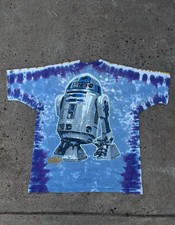 Vintage Star Wars Shirt Mens XL Black 90s Liq...