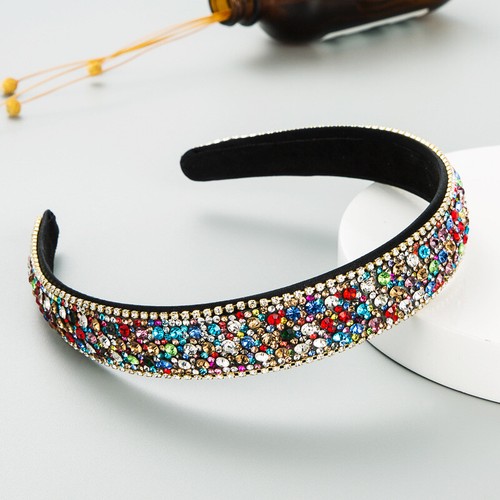 Damen Mädchen Strass Stirnband Barock Haar Reifen Kopfbedeckung Haar de↕ - Picture 19 of 23