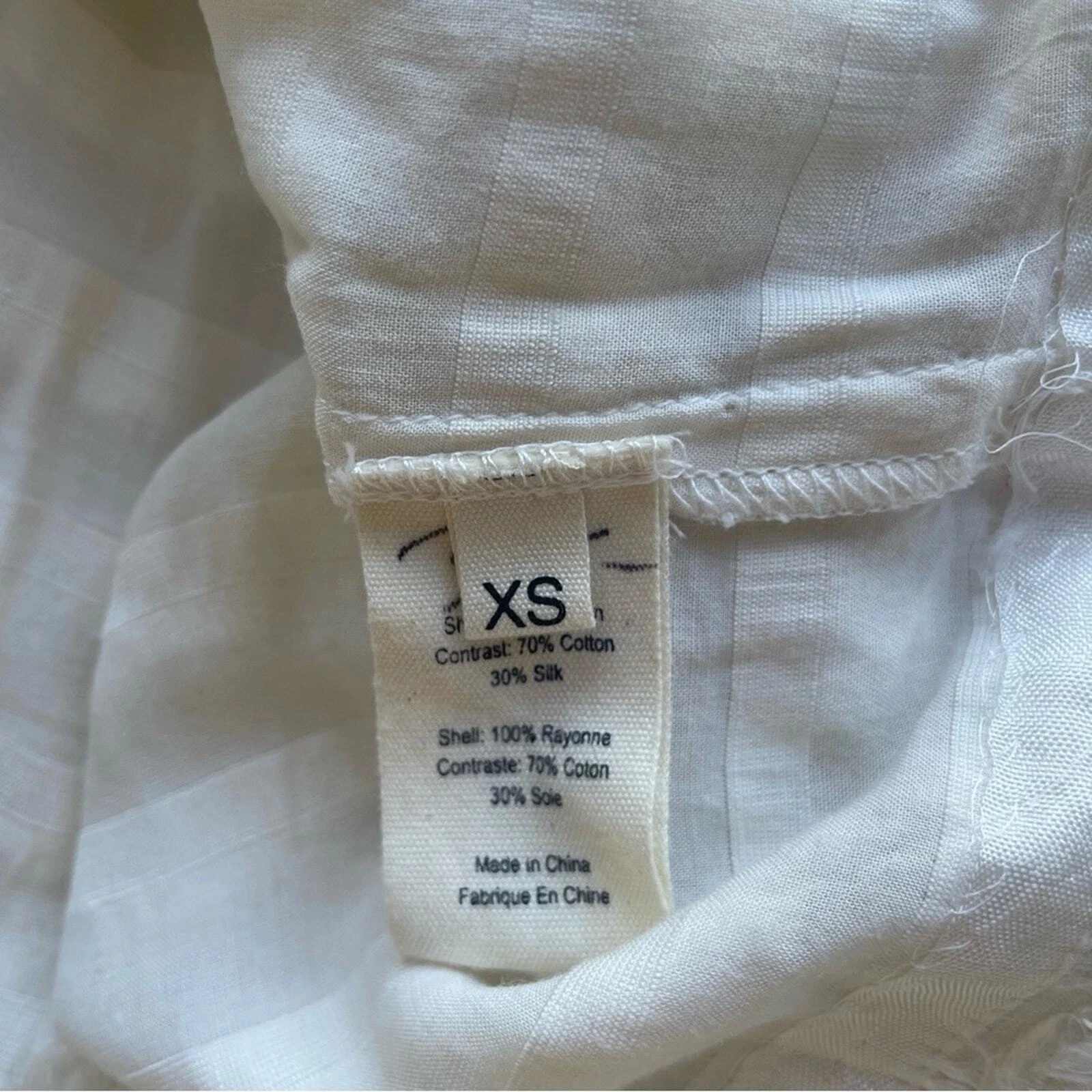 OFF WHITE Abito a tubino L'AGENCE 'Mika' con frange a righe bianco sporco 22367