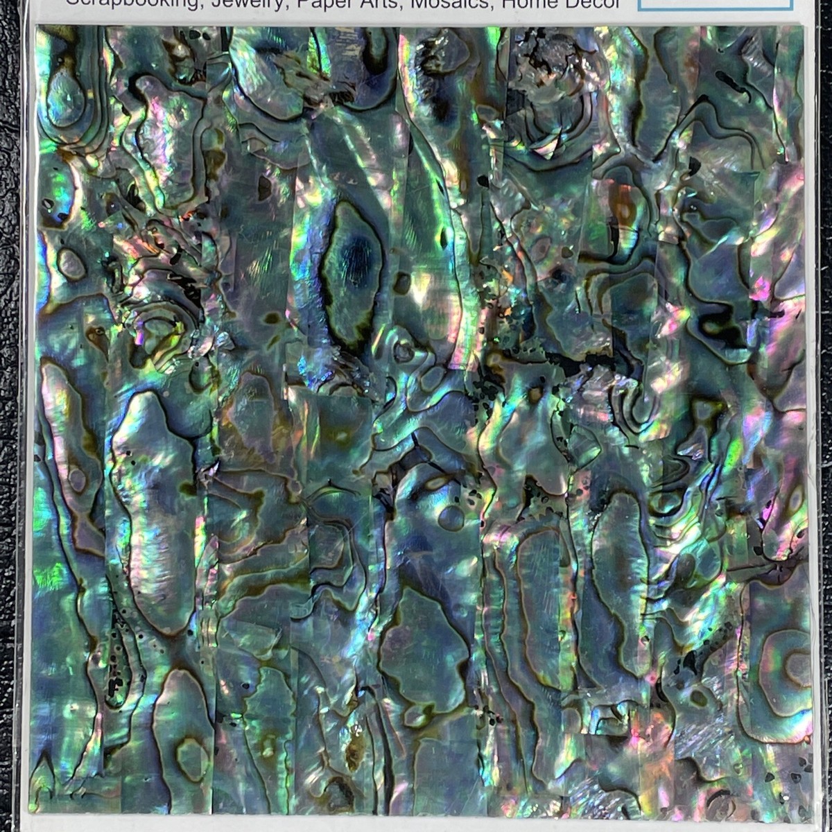 Natural Mother of Pearl Shell Peel & Stick Scrapbook Jewelry Home Decor 4x4  New | eBay